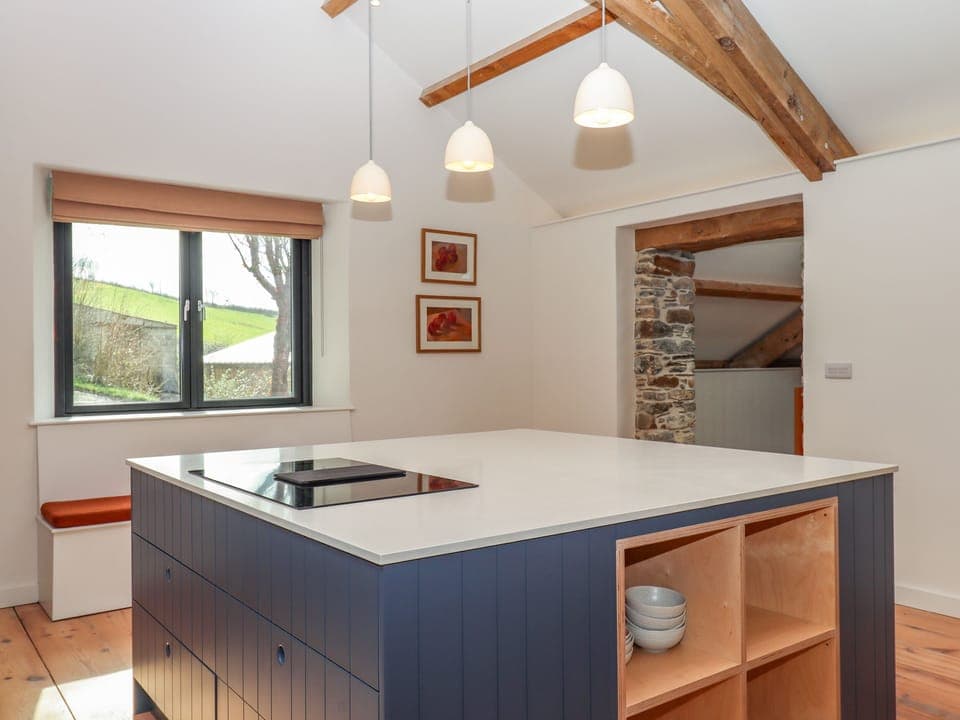 Fridge, dishwasher, cookware/dishes/utensils