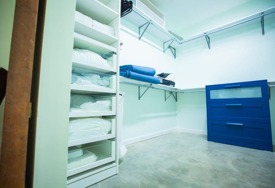 Ample walking master in closet of the  master Bedroom 