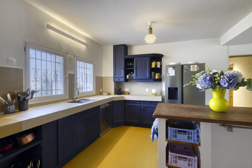 View of Mont Ventoux from this superb holiday home