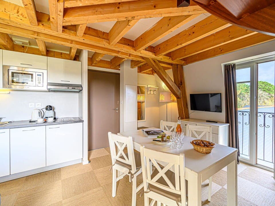 Sky, Property, Furniture, Table, Building, Water, Chair, Wood, Shade, Interior Design