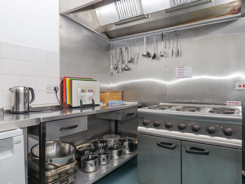 Fridge, dishwasher, electric kettle, toaster