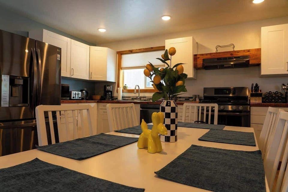 Kitchen and dining