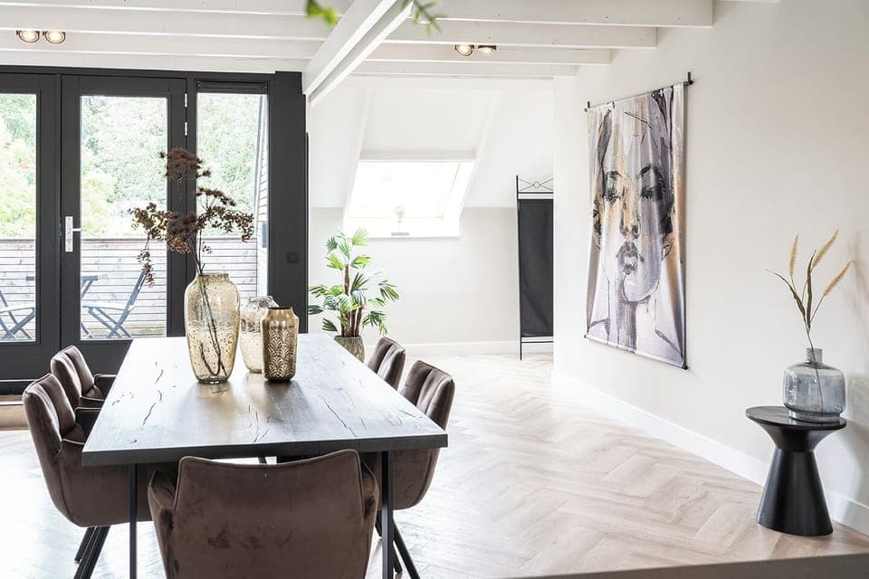 Gather around this spacious dining table for delicious meals and great conversation!