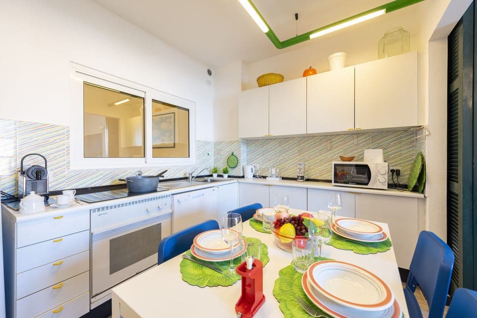 Kitchen and dining area