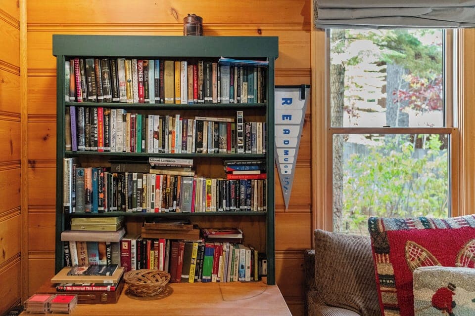 Full bookcase to choose from