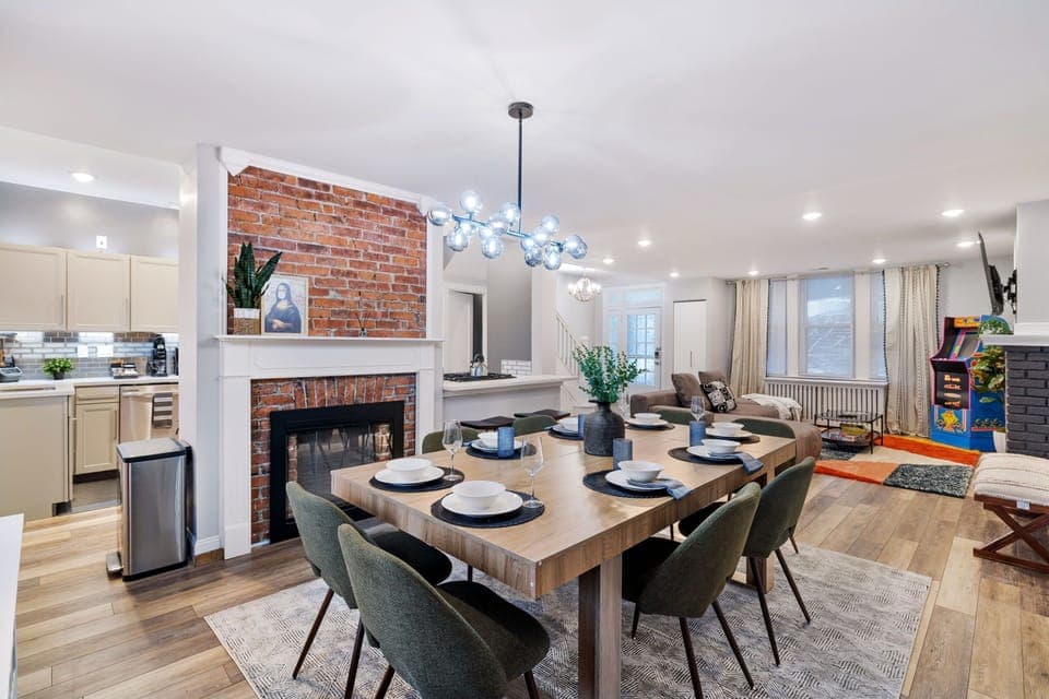Gather Around: Spacious Dining for 8 – Perfect for Family Meals & Celebrations