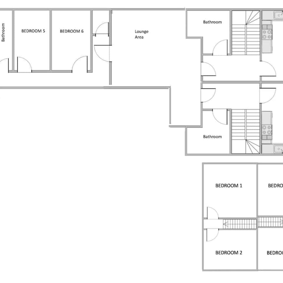 Apartment | 6 bedrooms, soundproofing, iron/ironing board, Internet