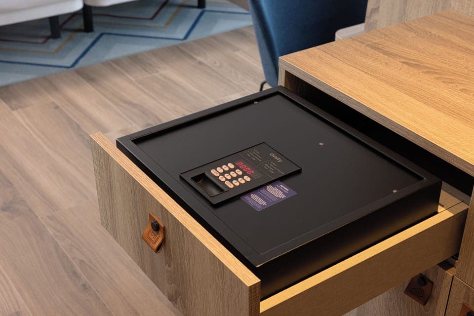 Premium bedding, memory foam beds, minibar, in-room safe