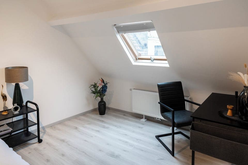 Ein ruhiger Rückzugsort in deinem eigenen Schlafzimmer bei Bed and Coffee Antwerpen.