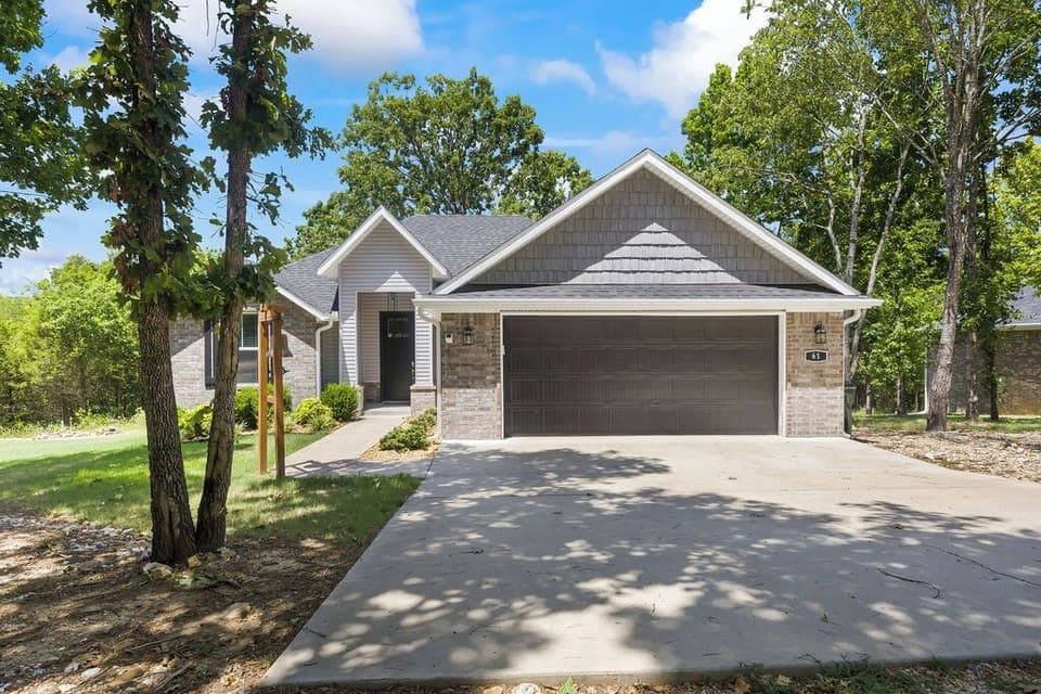 Large driveway and 2-car garage.  Plenty of room to park your boat!