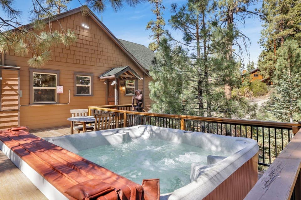 Cabin, Multiple Beds, Hot Tub, Mountain View (2056) | Outdoor spa tub