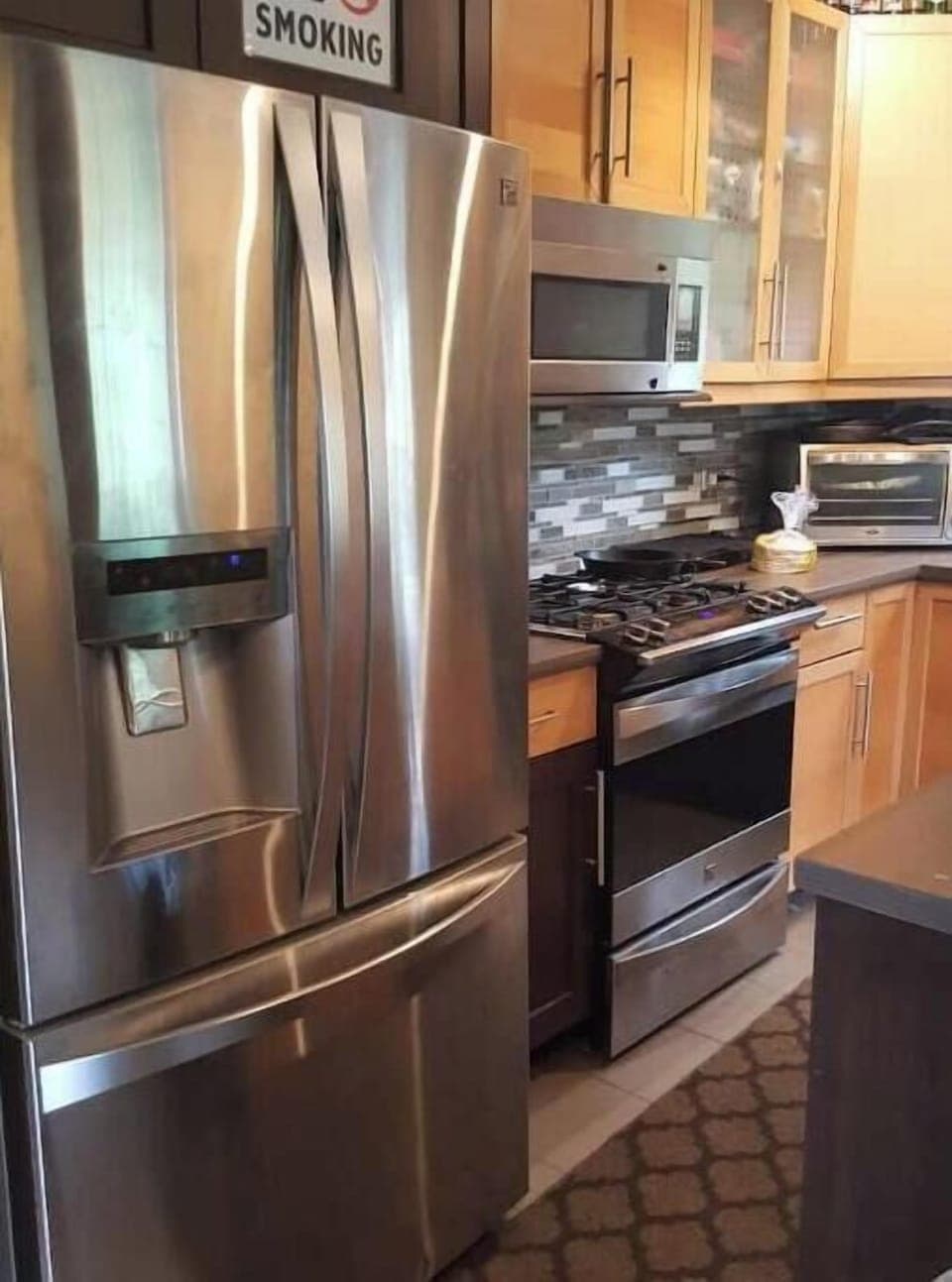Kitchen with high end Stainless steel appliances