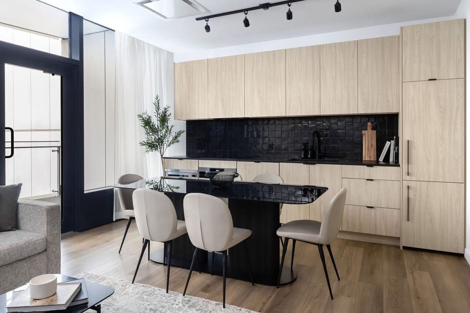 Premium bedding, pillowtop beds, blackout drapes, soundproofing