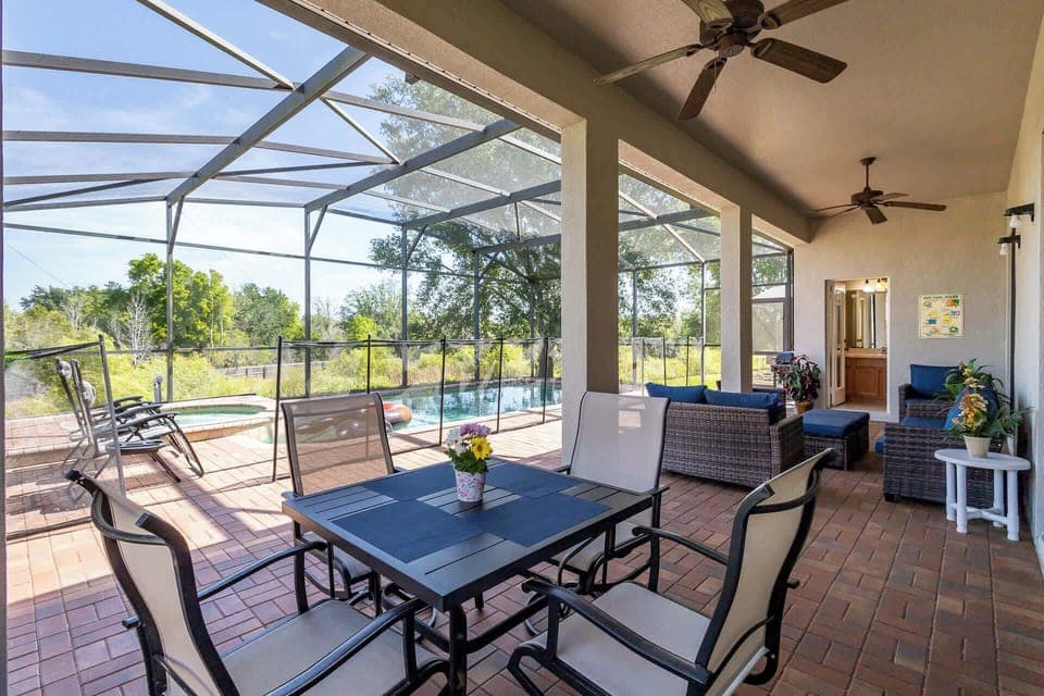 House, Multiple Beds, Pool Access, Pool View (Home Away From Bridgeford Crossing) | Outdoor dining