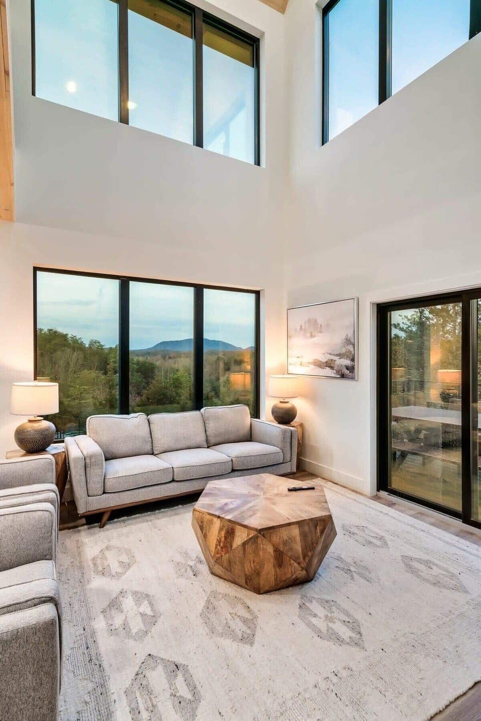 Spacious & well-lit living room for quality time.