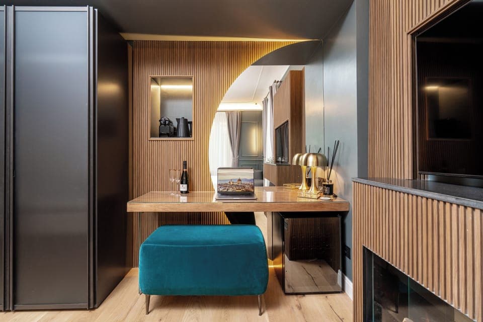 Deluxe Room, City View | Premium bedding, down comforters, in-room safe, blackout drapes