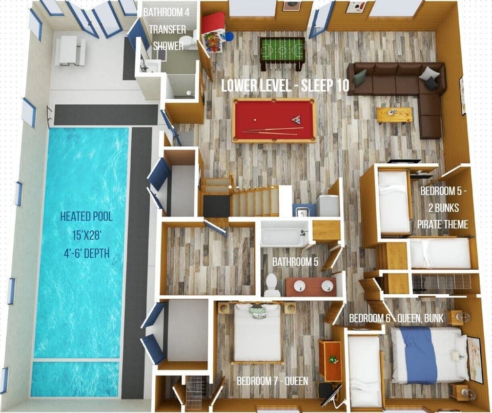 Lower Level Floorplan