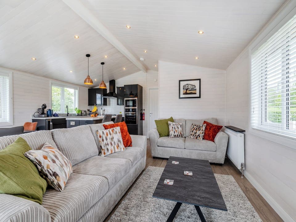 Open plan living space | Berberis Lodge, Willington, near Derby