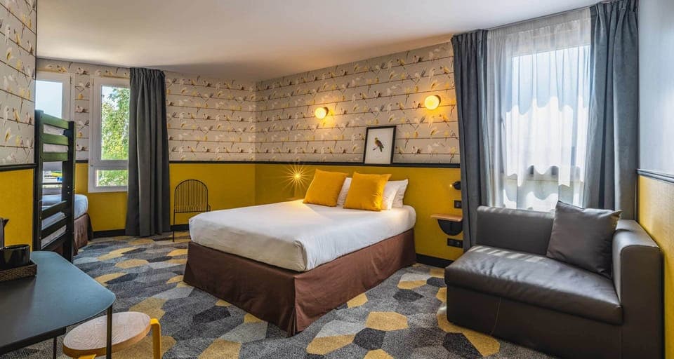 In-room safe, desk, soundproofing, free cribs/infant beds