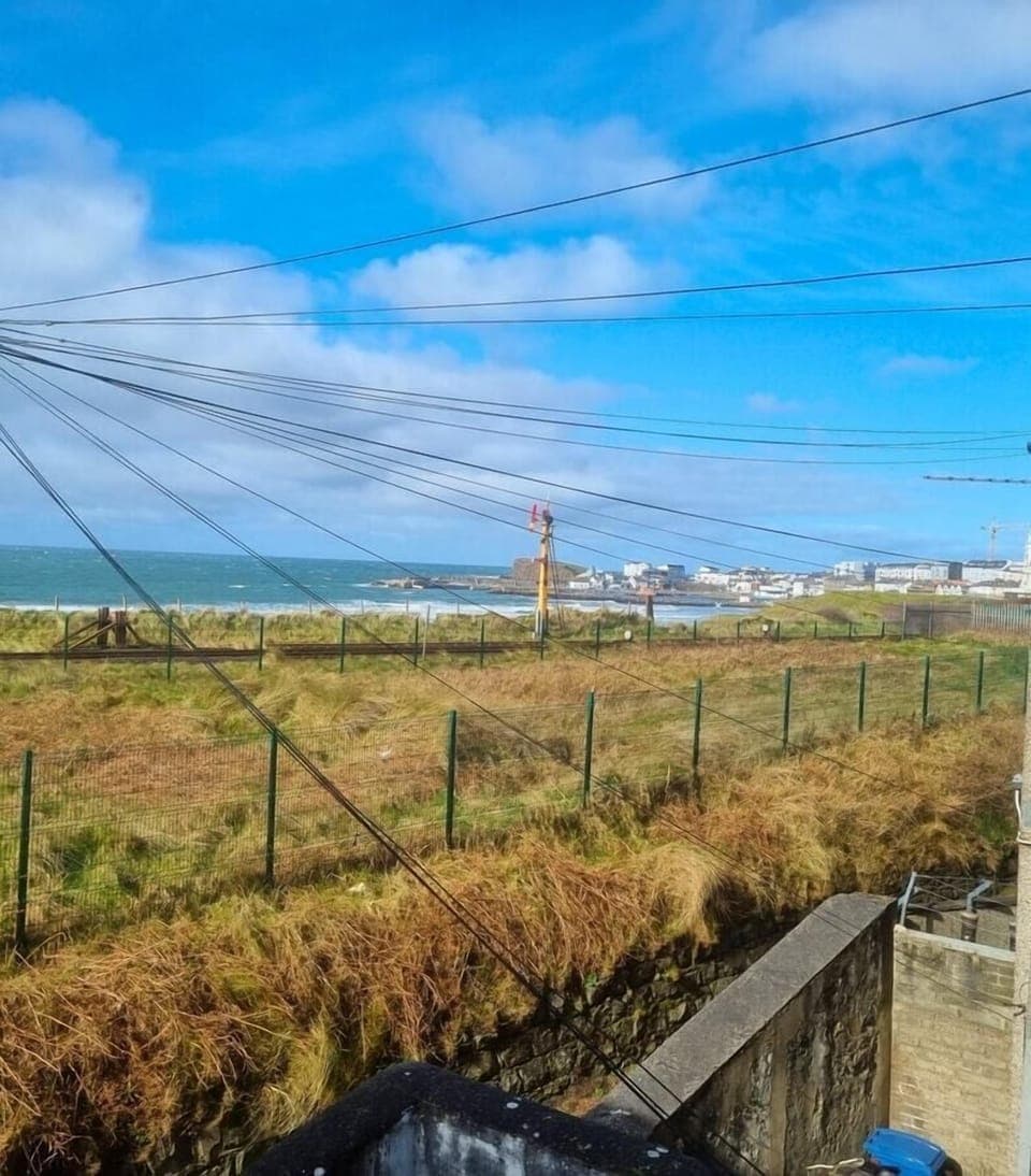 Stunning views of the harbour and Ramore headland