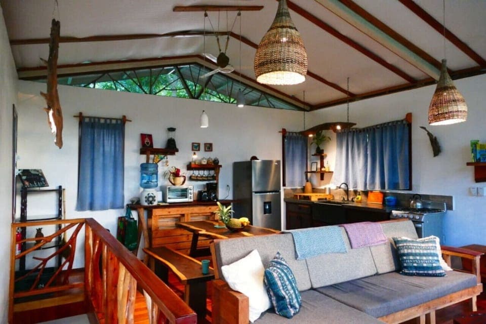 Lounge and kitchen @ Casa Sophia
