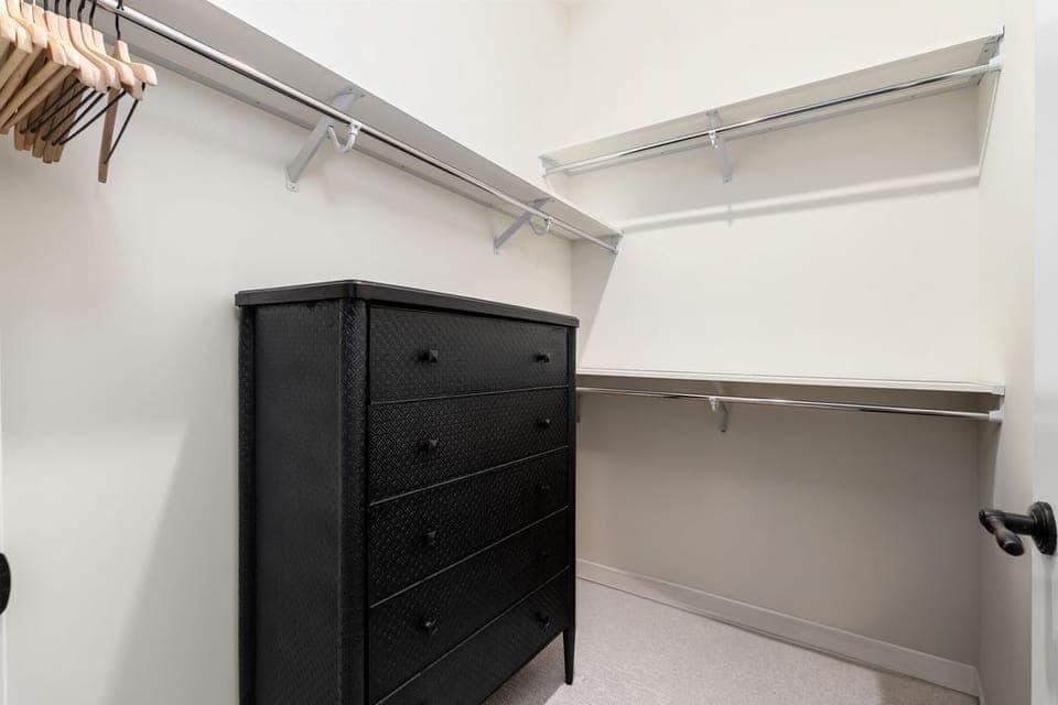 Master bedroom walk-in closet 