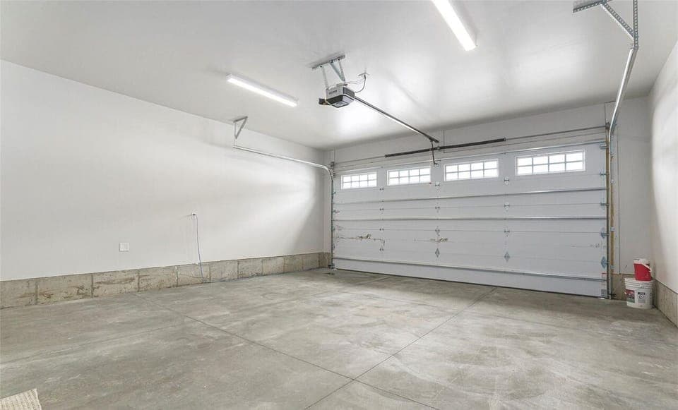 Heated 2 car Garage