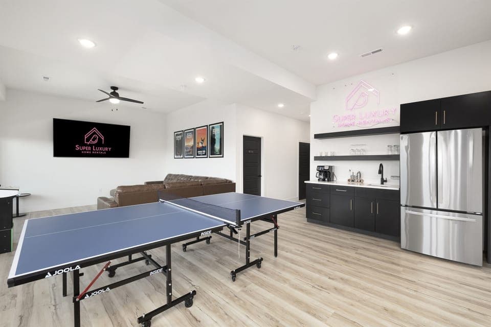 Nature Lodge - Basement Level: Family Room & Game Room