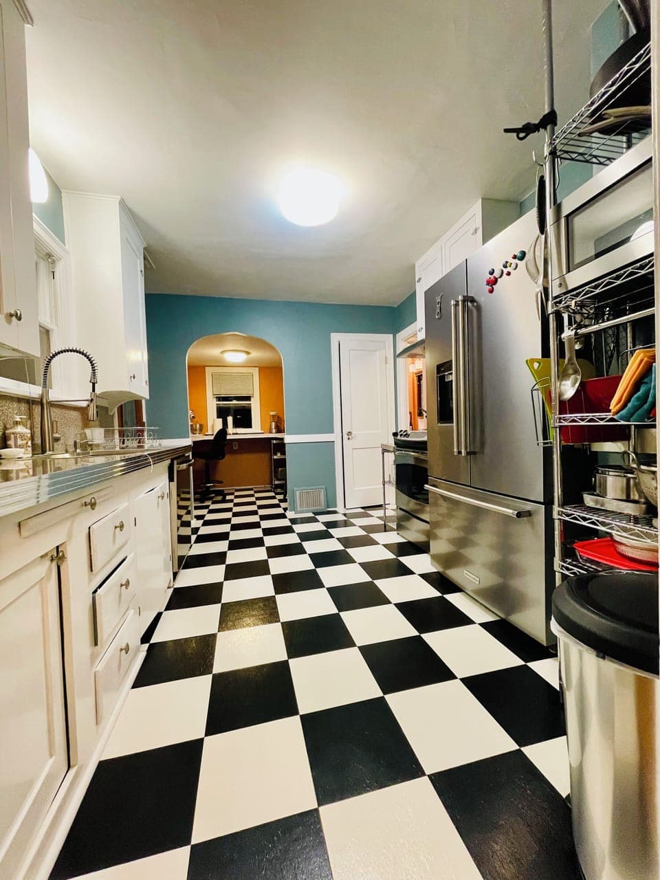 Fully stocked kitchen