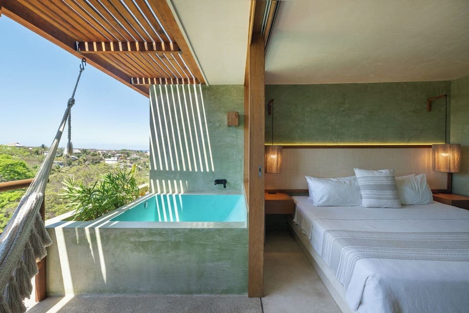 Deluxe suite king balcony/plunge pool | Premium bedding, memory foam beds, in-room safe, individually decorated