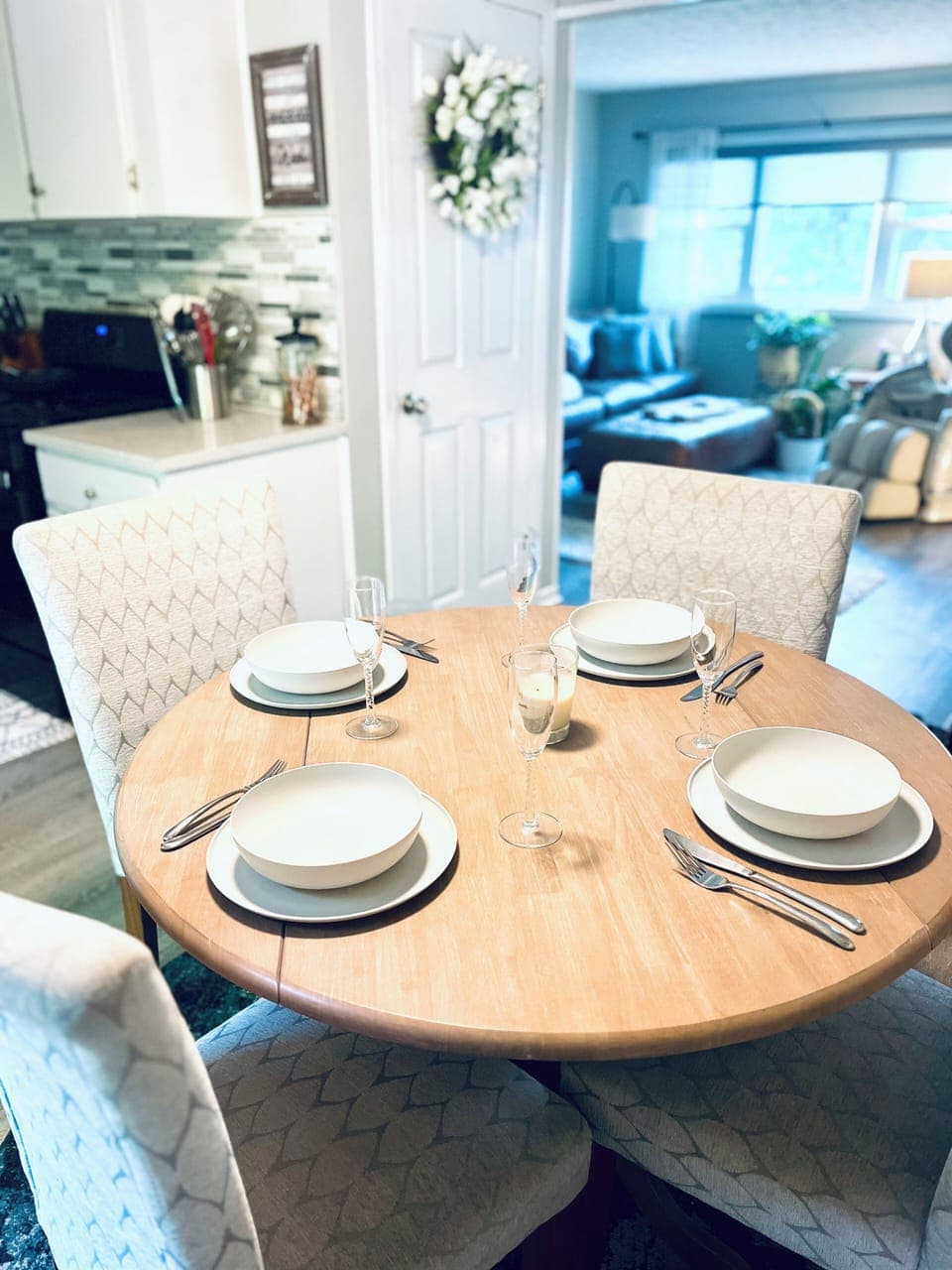 Beautifully welcoming open floor plan