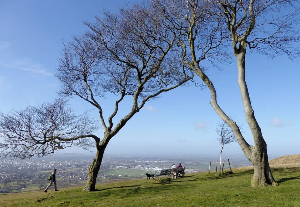 Wonderful views above Winchcombe
