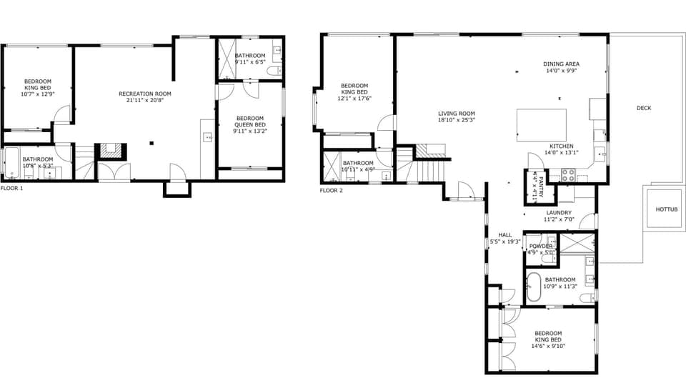 Spacious home as shown in this floor plan