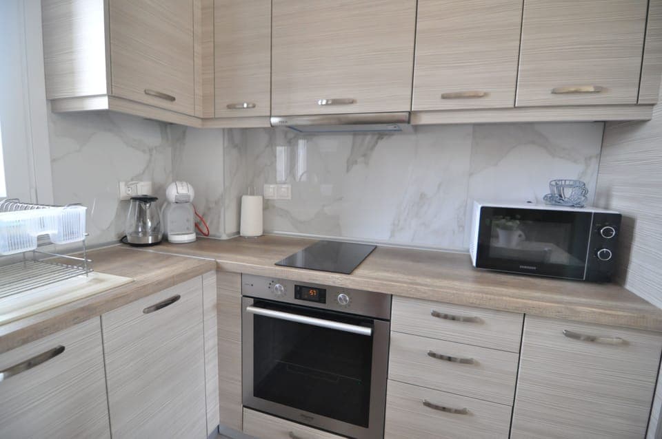 Family Apartment, 2 Bedrooms | Private kitchen | Electric kettle