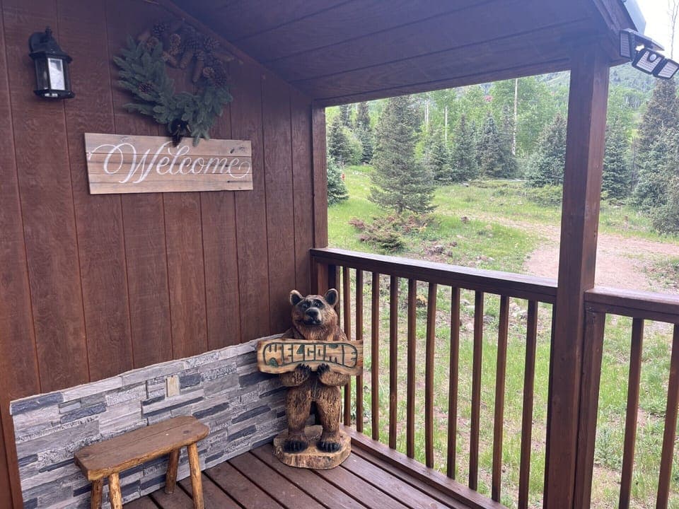 Front porch by entry door