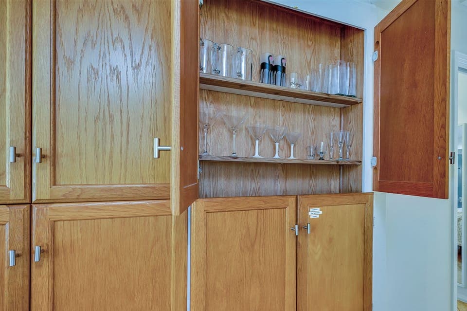 Set the mood with stylish wine glasses.