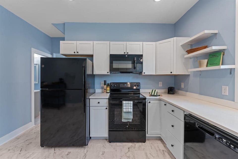 ample counter spaces for the kitchen