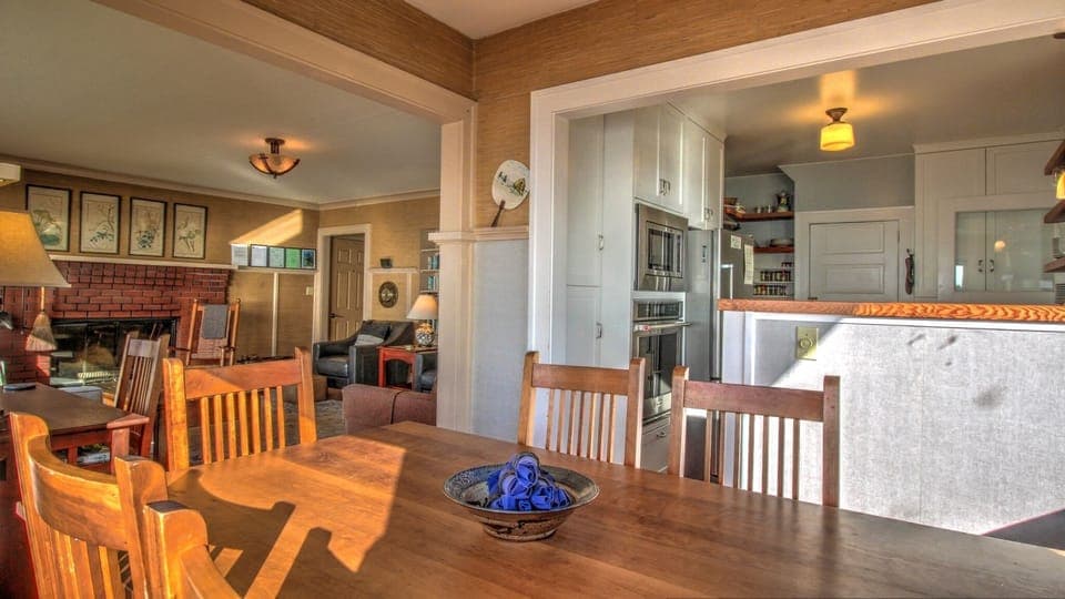 Neilson's Living Room, Dining Area, and Kitchen - Kitchen and living room from the dining area.