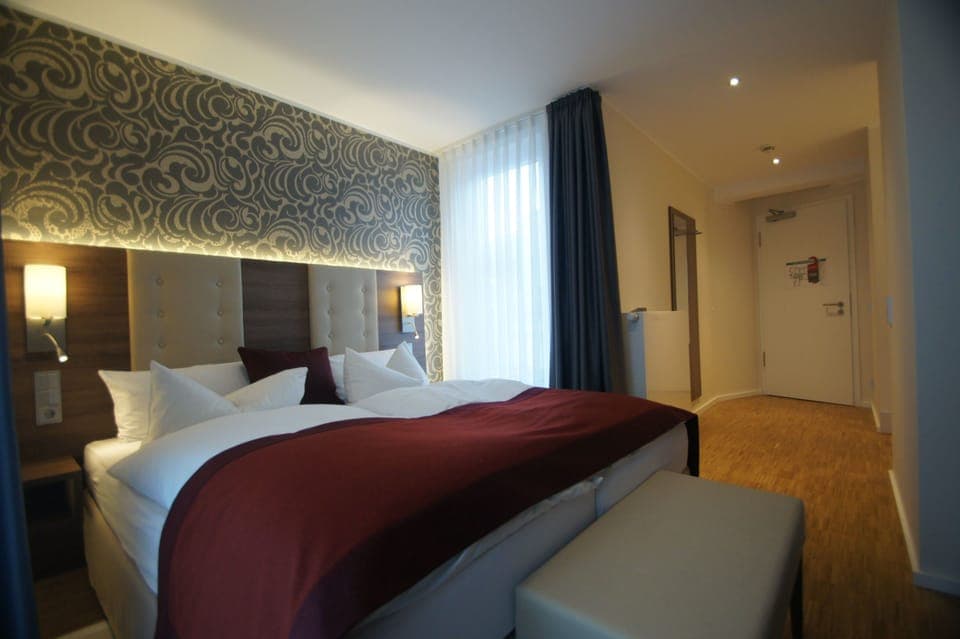 Premium bedding, individually decorated, desk, blackout drapes