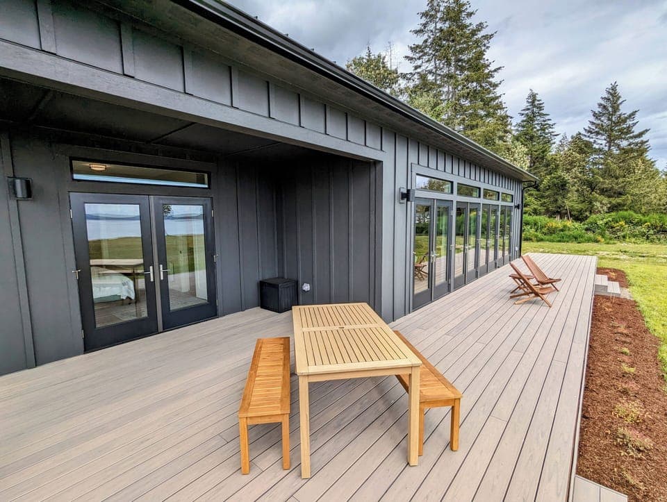 The front of the house