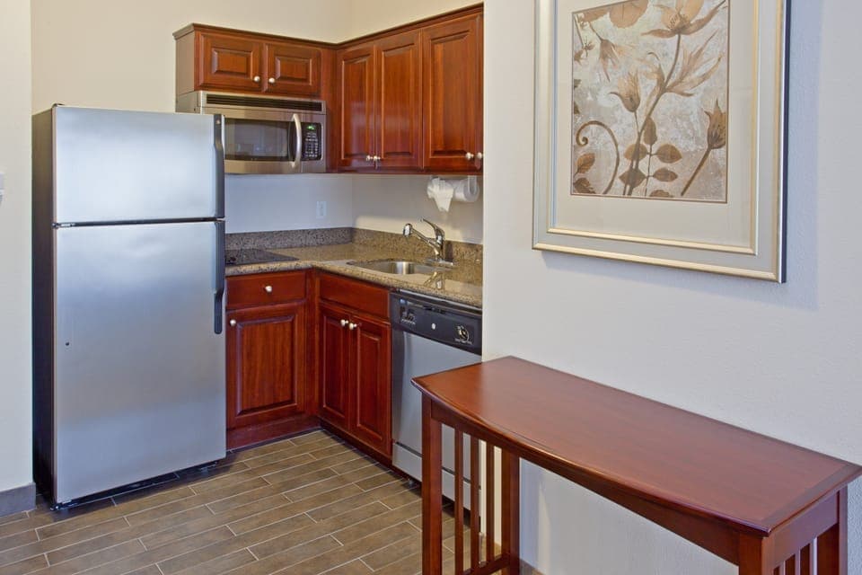 Make a quick meal in your kitchen.