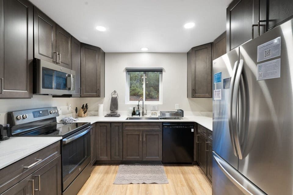 Cook comfortably and confidently in our fully equipped, well-stocked kitchen.