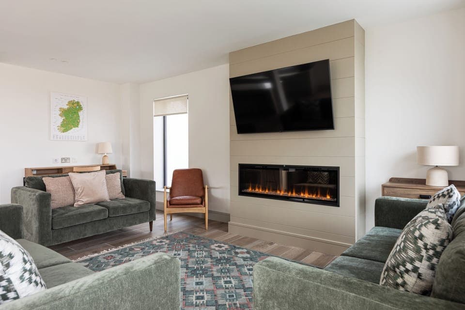 Living/sitting room in Leenan @Ballyliffin Beach Houses