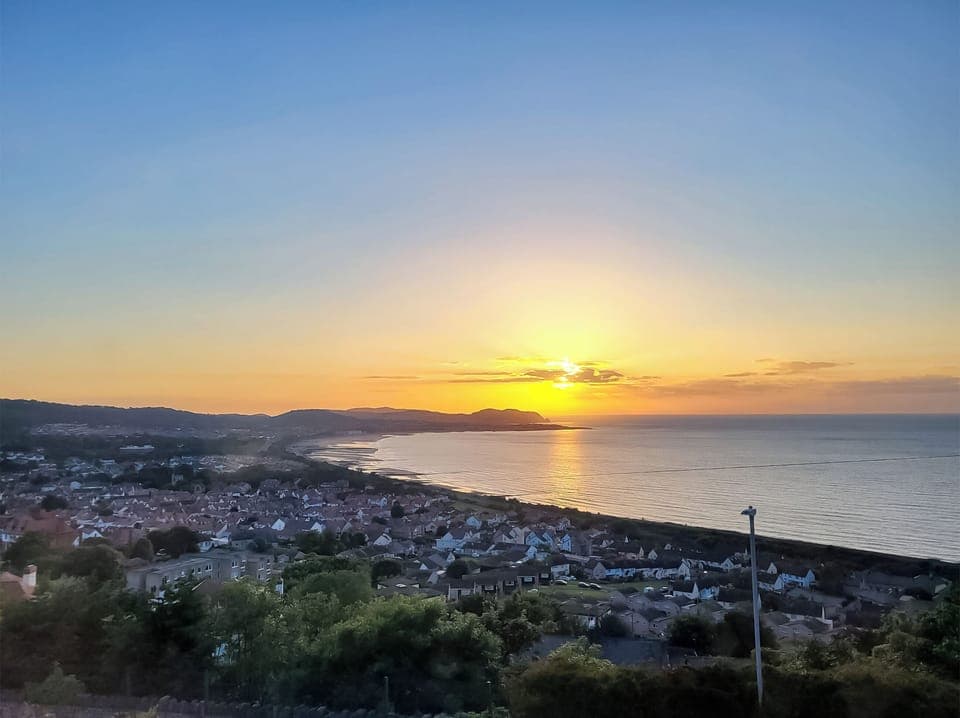 View | The Eyrie, Old Colwyn, near Colwyn Bay