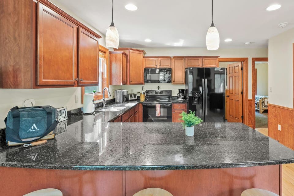 Ample counter space.