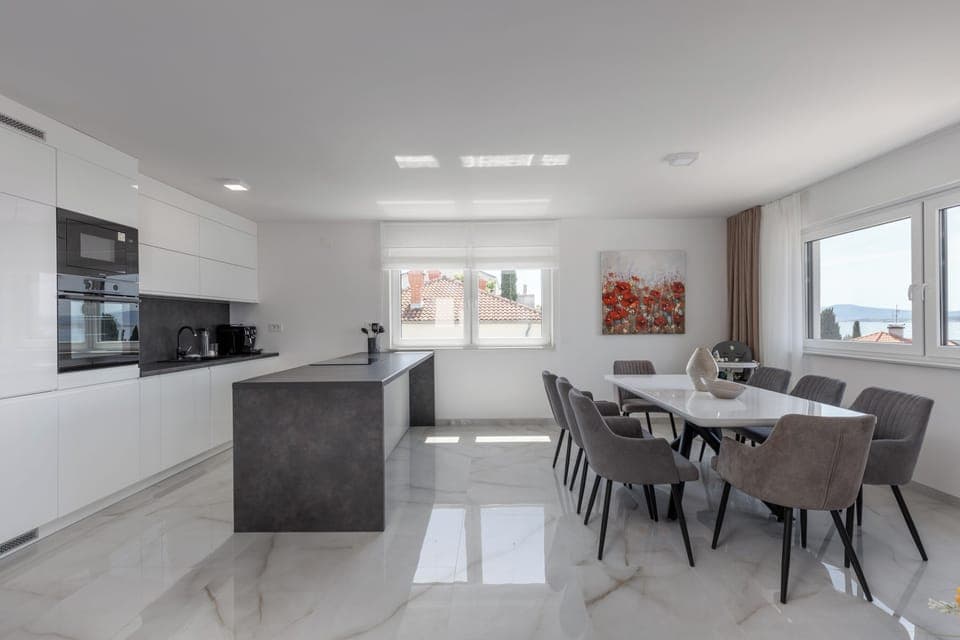 Kitchen and dining area