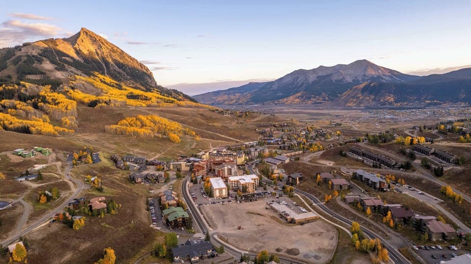 fall aerial view
