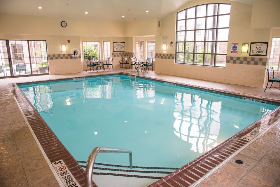 Go for a swim in the pool.