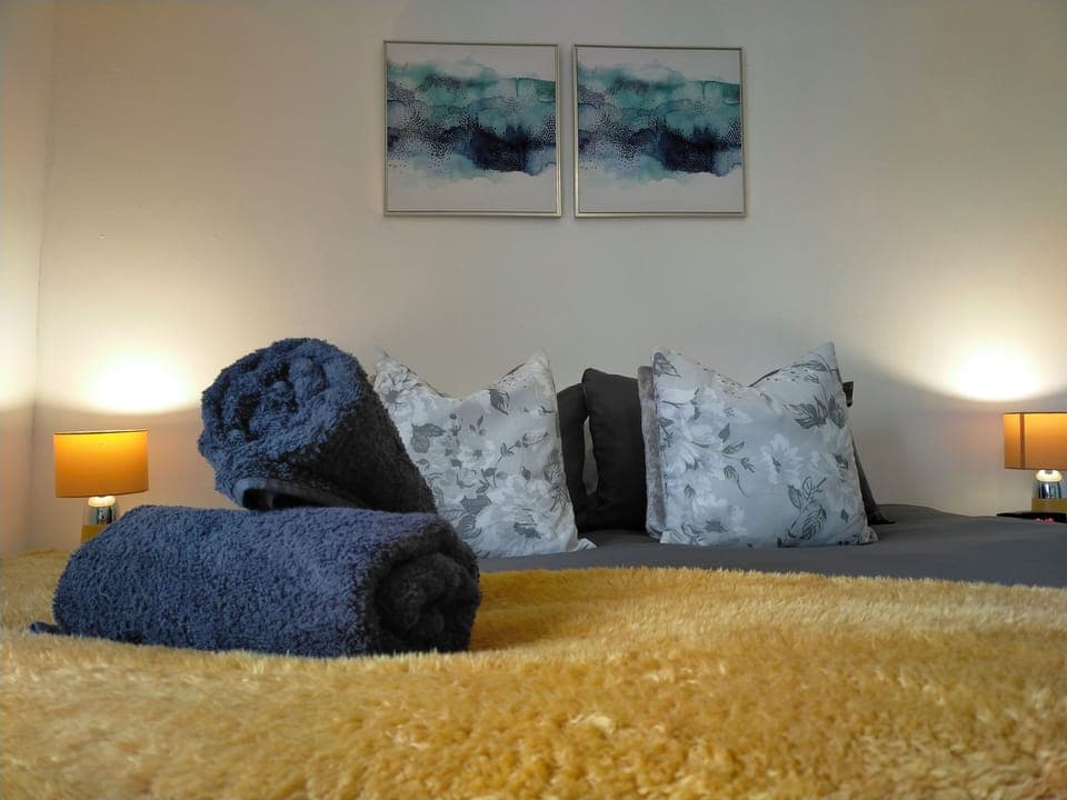 Main Bedroom with King size bed where your personal retreat awaits.