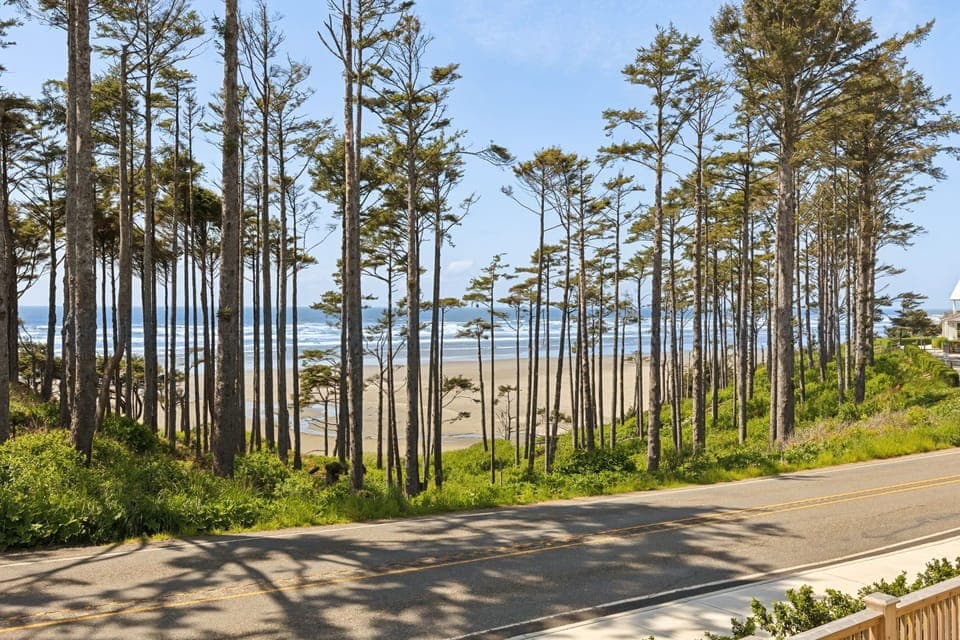 Ocean view from Sunset Boulevard